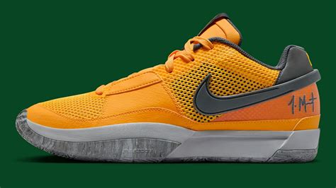 morant fake shoes|The Nike Ja 1 In Mismatched Green & Orange Is Available Now .